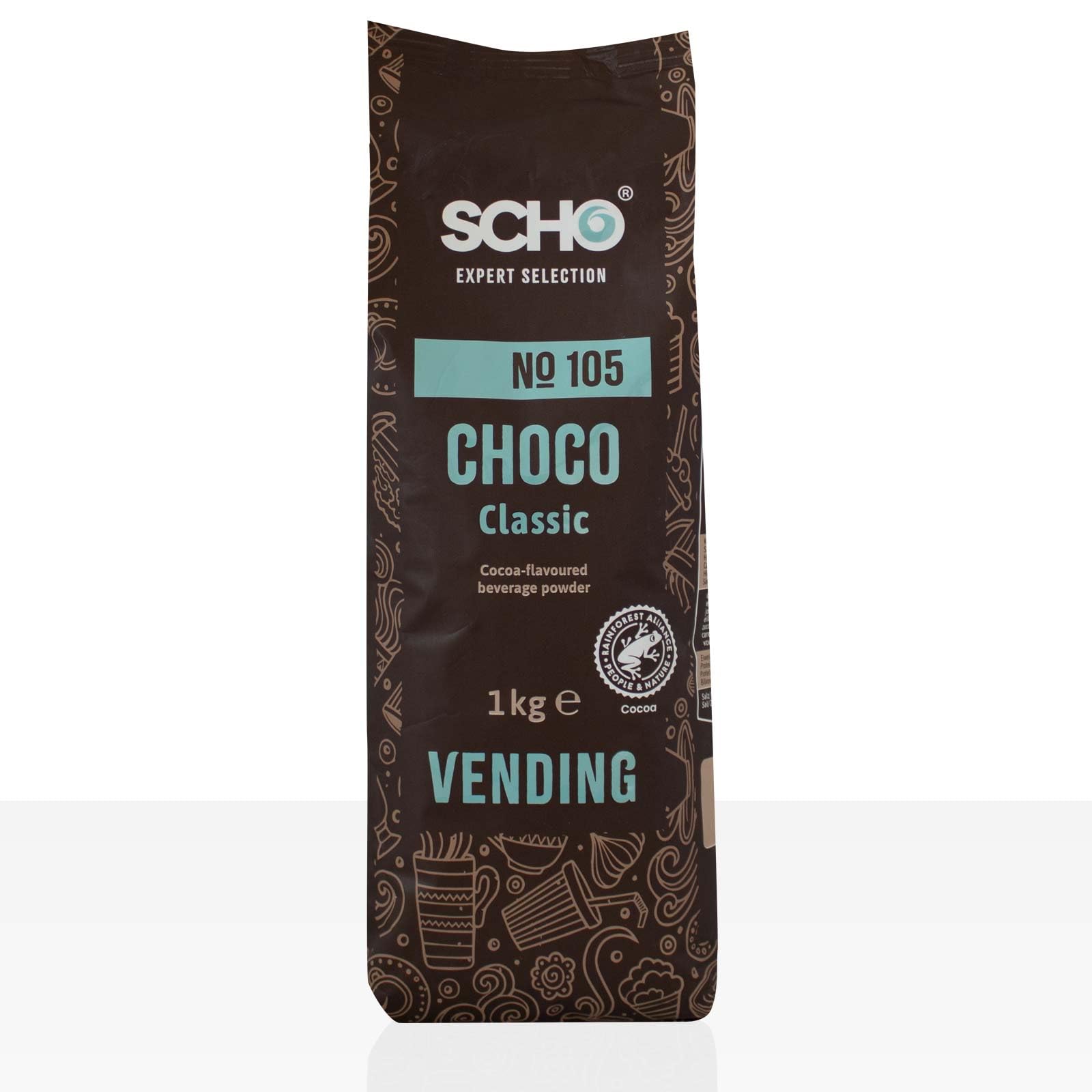 Scho No. 105 Choco Classic 10 x 1.000g | Automatenfähiger Kakao