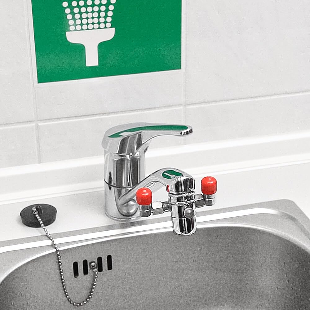 Augendusche i.c.clear, für die Montage am Wasserhahn, 7,8 x 4,8 x 4,5 cm, Art.-Nr. 610419 | Augenspülung | Augenspülstation | Augenduschstation