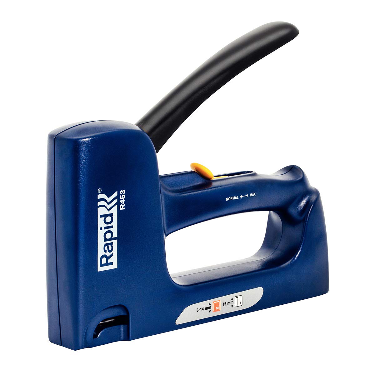 Rapid Blue Multi-Function Staple Gun R453 For No. 53 Staples And No. Brads, 2-In-1 Carpentry And Upholstery Tacker With Ergonomic Handle And All-Steel Interior Wear Parts, Made In Sweden (20009550) Size 8
