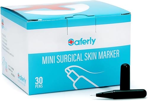 Mini rotuladores blancos para piel corporal, lavables, para tatuajes y arte de piercings corporales, tinta cosmética profesional, caja de 30 unidades