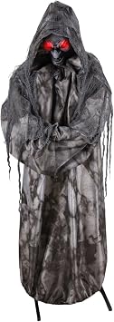 Haunted Hill Farm 5.4-Ft. Jump Scare Witch Halloween Animatronic
