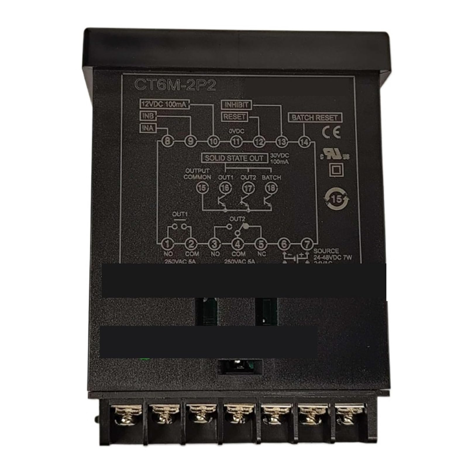 Compteur programmable numérique CT6M-1P4T relais temporisateur