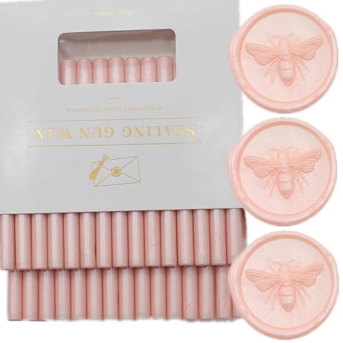 Miniatura 46 de 30 barras de sellado de cera de bronce, pistola de pegamento de oro antiguo para sello de cera, invitaciones de boda, sellado de letras de sobre