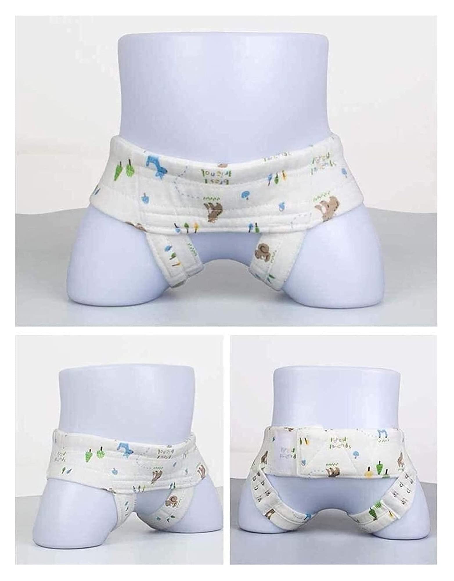 Cinturón de Hernia de bebé Ajustable para Fisioterapia de intestino Delgado Infantil, Productos de braguero de Hernia inguinal Plana para niños cómodos Cinturón de Hernia (Size : M)