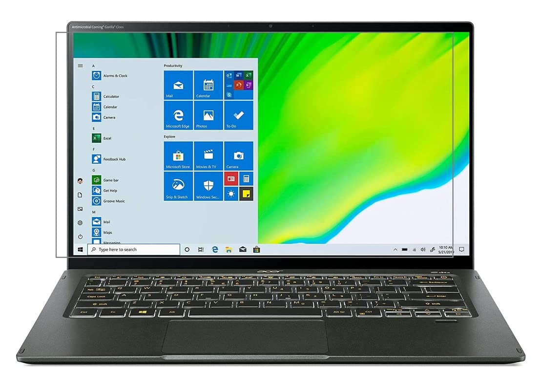 BlueMart [ Pack of 1 Edge to Edge Screen protector Compatible With Acer Swift 5 Full HD IPS Laptop [14 inch] [9H Hardness] (B09MLSV789) Amazon Price History, Amazon Price Tracker
