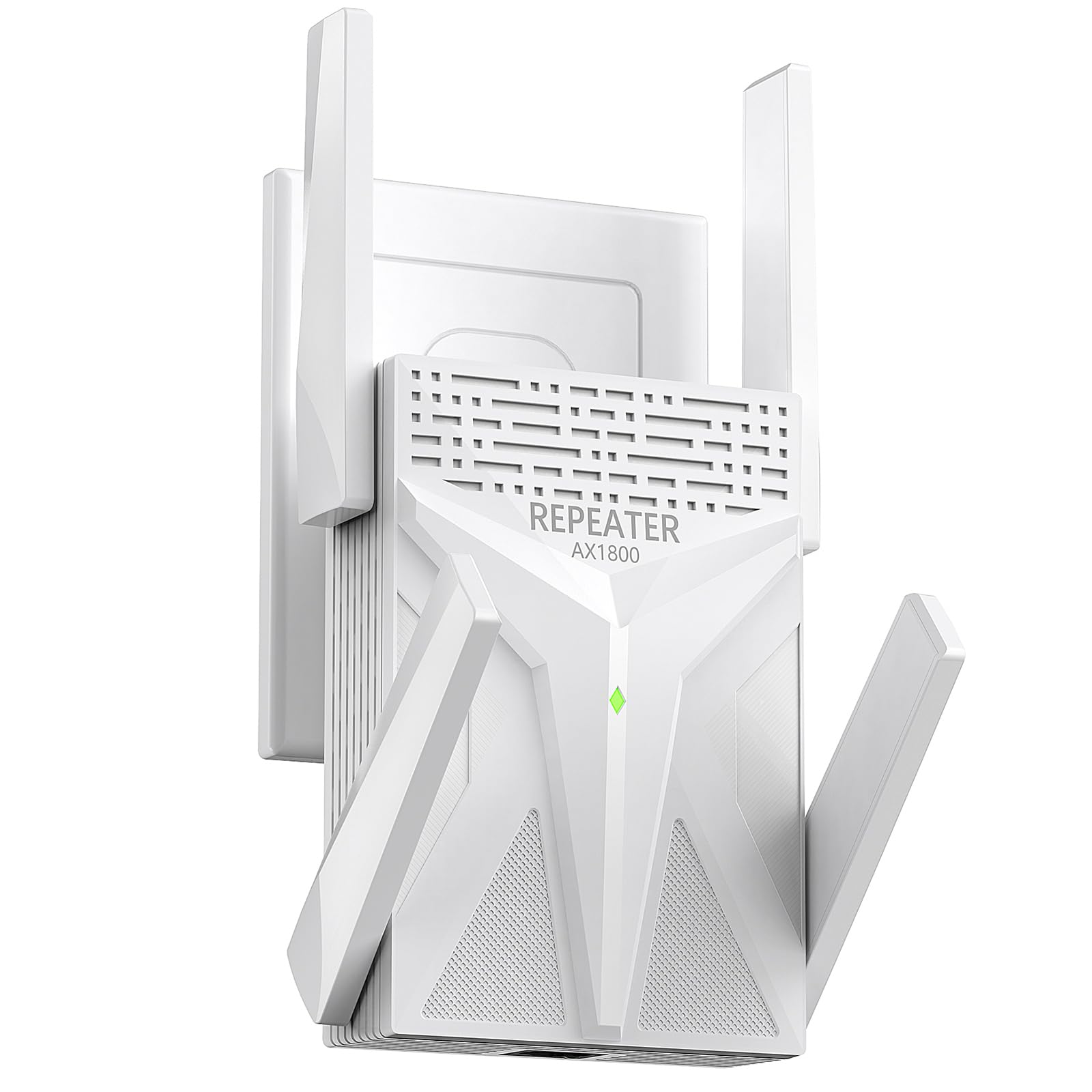 AX1800 WiFi 6 Repeater, WLAN Verstärker bis zu 9800 sq.ft Abdeckung, Dual Band 1800 Mbit/s, WLAN Repeater mit Gigabit LAN Port, Signalverstärker für Zuhause, Kompatibel mit Allen Routern