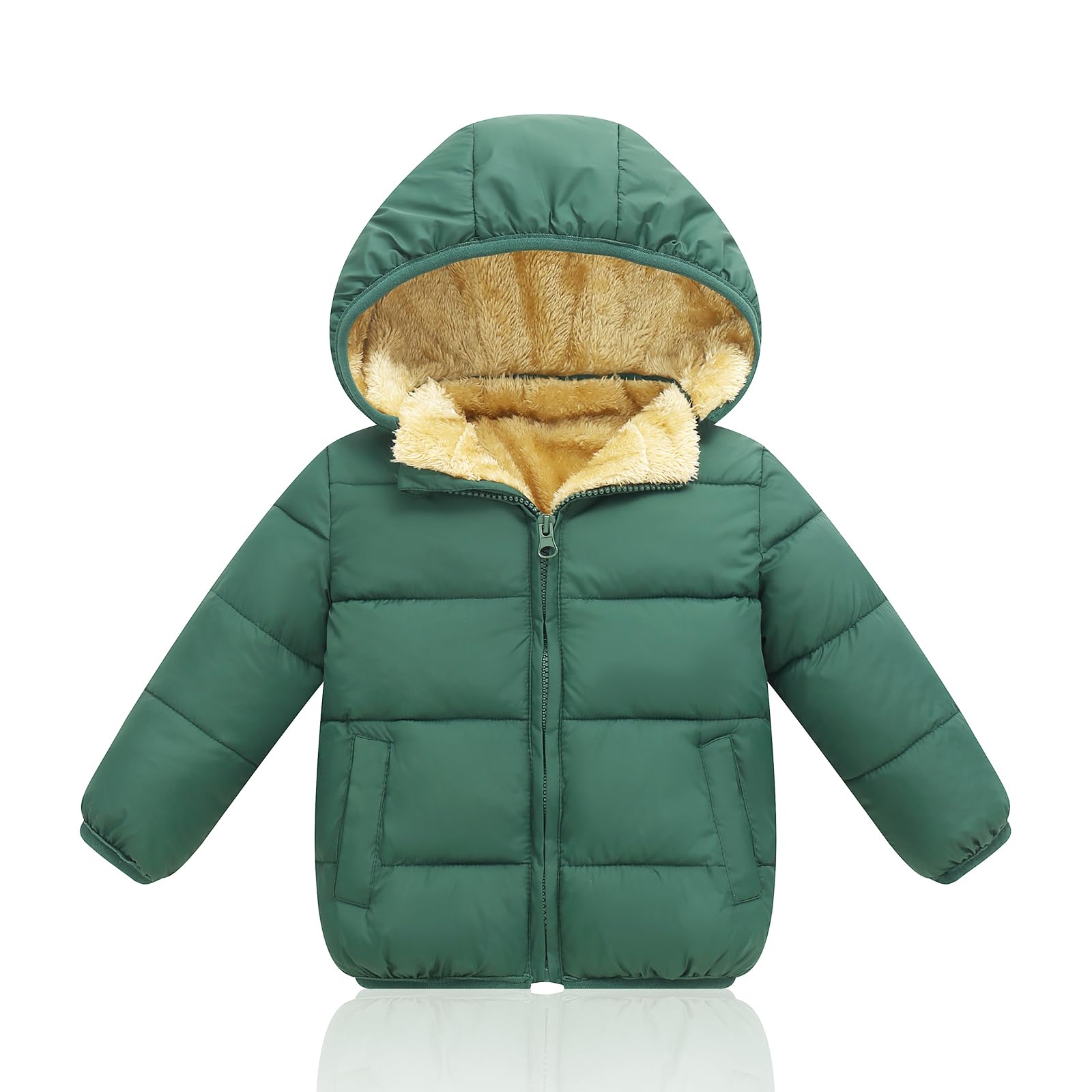 Toddler Winter Jacket Baby Boys Girls Fleece Coats