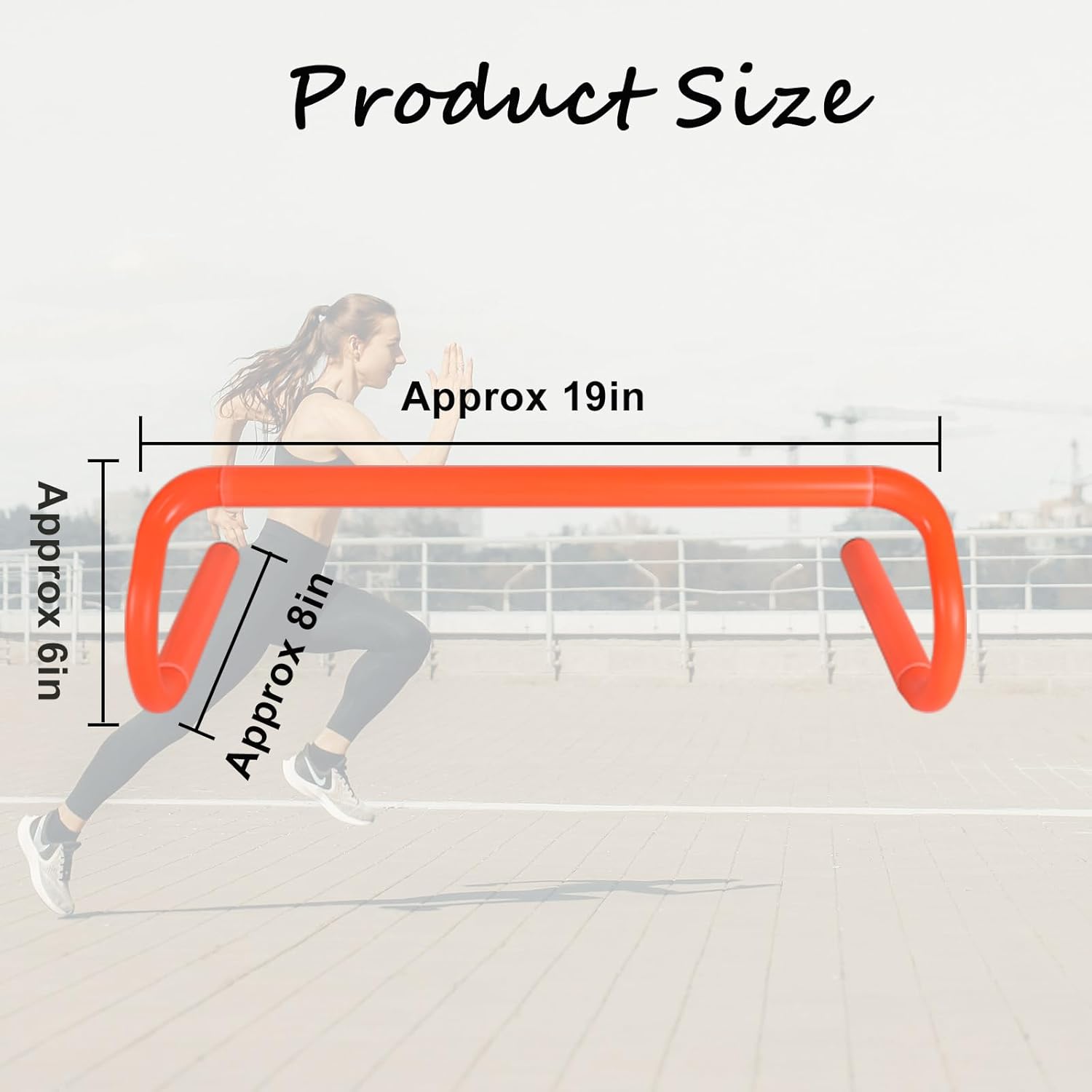 Agility Hurdles Detachable Speed Hurdles Spliced Agility Training Equipment for Soccer, Basketball and Track Drills
