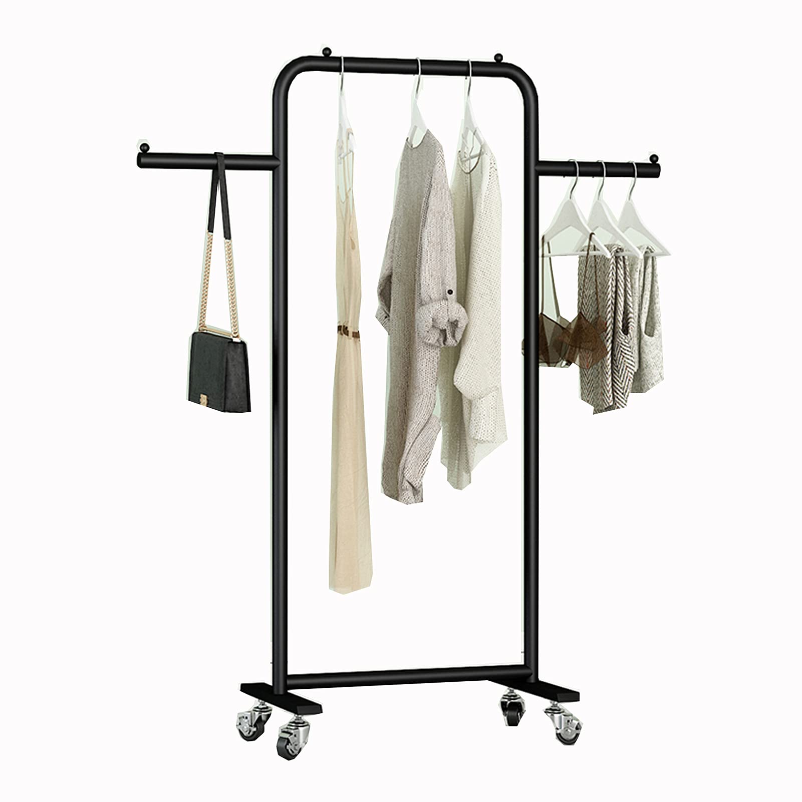 Portant à vêtements portable pour résoudre le manque de rangement