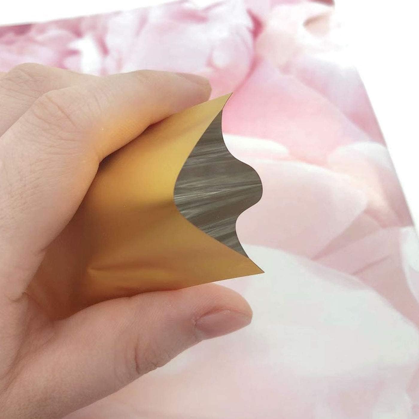 Luckkyme 500 Pack Aluminum Foil Bags, Matte Sample Pack Flat Open Top Resealable Tear Notch Aluminum Foil Mylar Bags, 5 x 7 cm/ 2x 2.7 inch, 5 Color