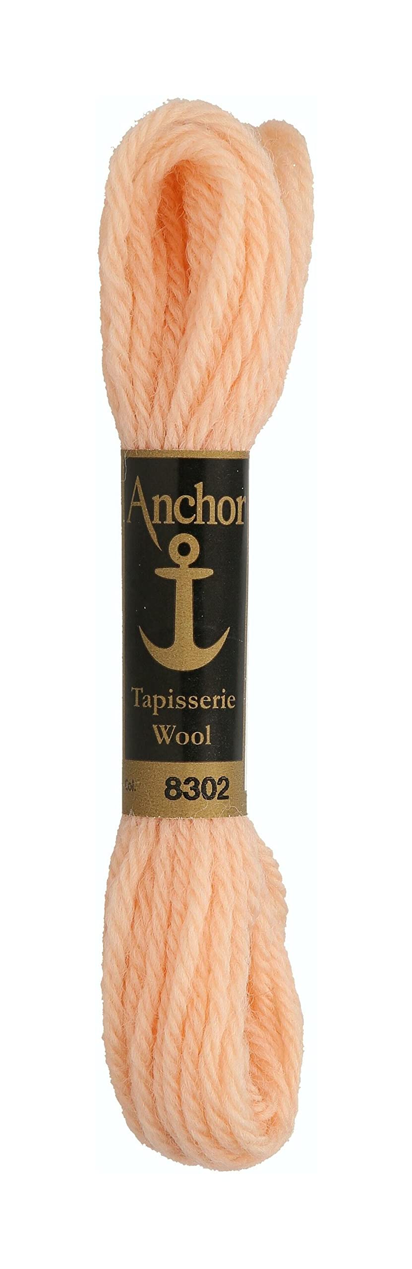 Anchor 8302. 4238000-08302 Embroidery Thread, 100% Wool, 8302, 10 M