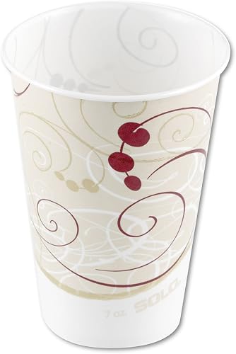 Solo Jazz Design Waxed Paper Cold Cups