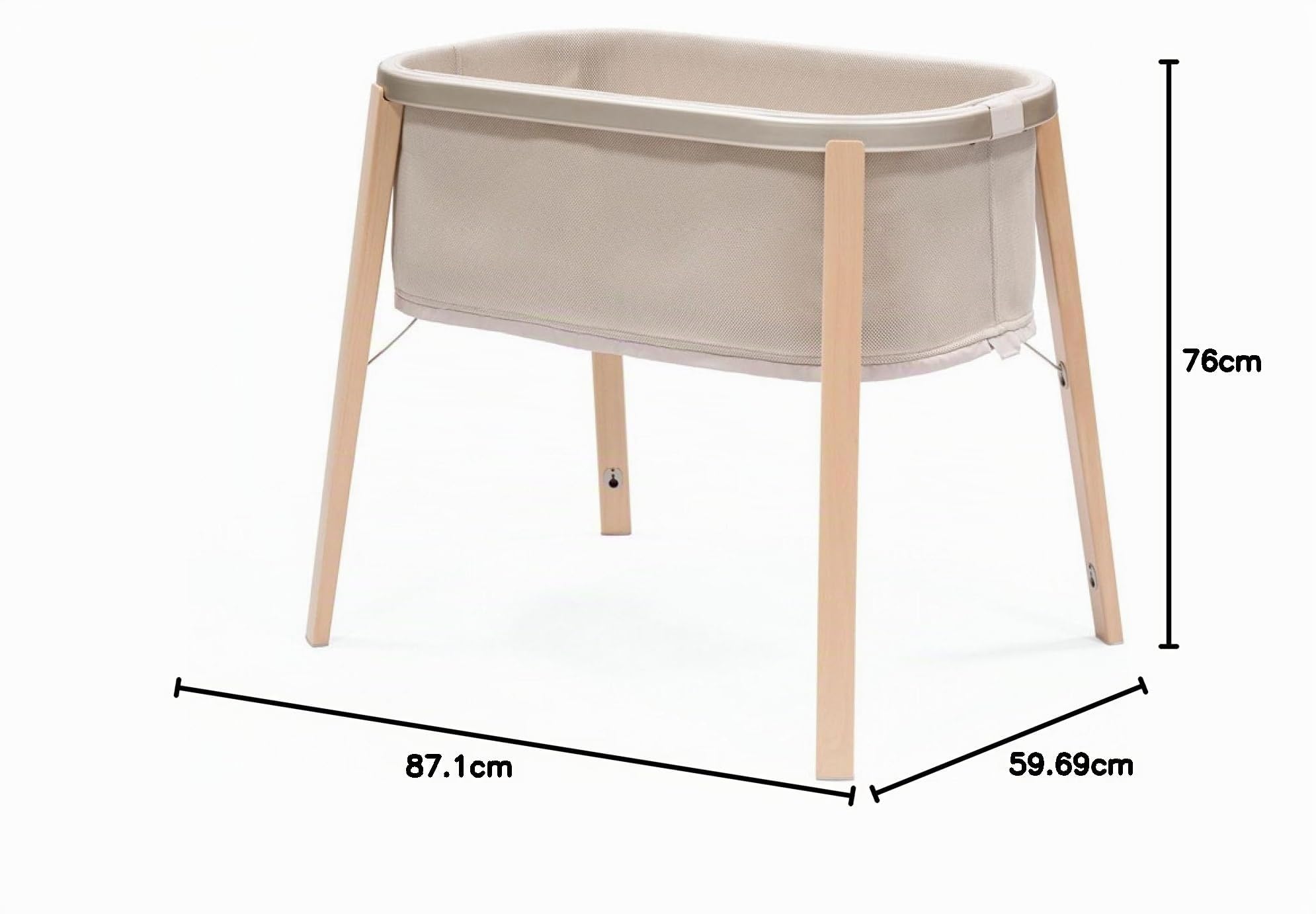 Berceau bébé Snoozi beige sable - Stokke