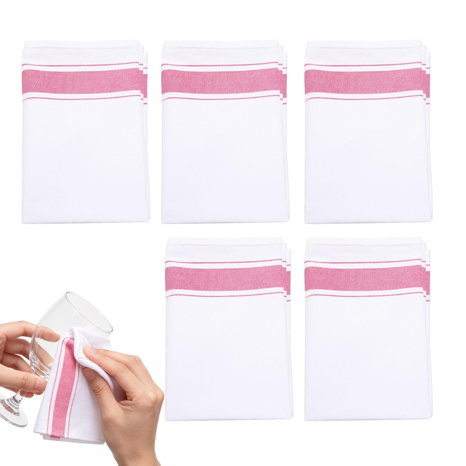 Servilletas de tela lavables y rayadas para dar un toque diario y elegante a tu mesa del hogar