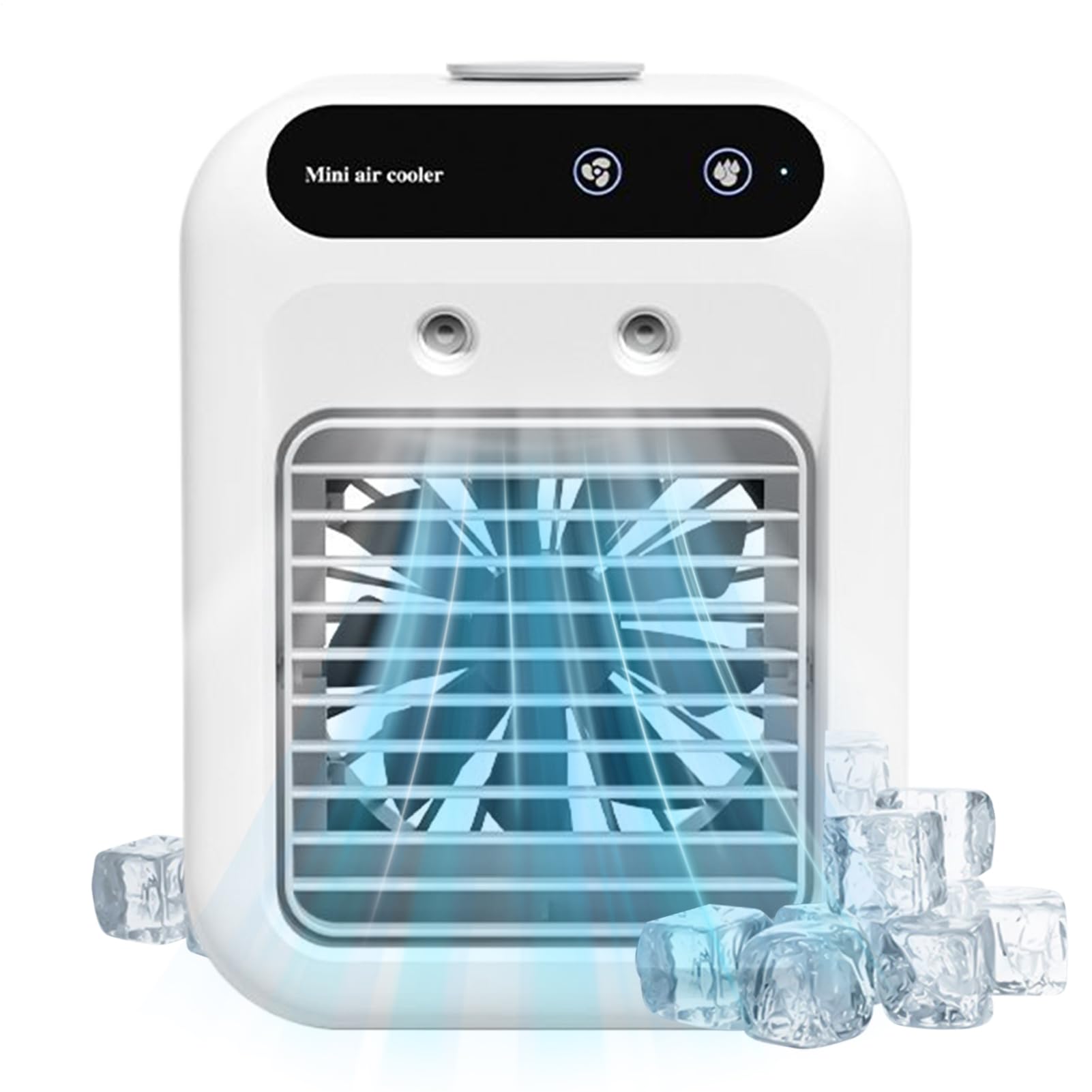 Climatiseur portable et ventilateur AC silencieux à 2 vitesses