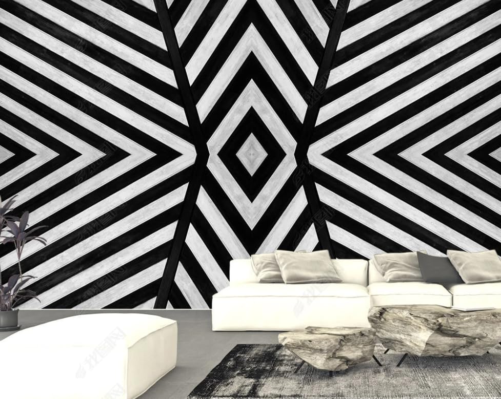 Papier peint intissé géométrie abstraite grand poster géant mural 400x366cm
