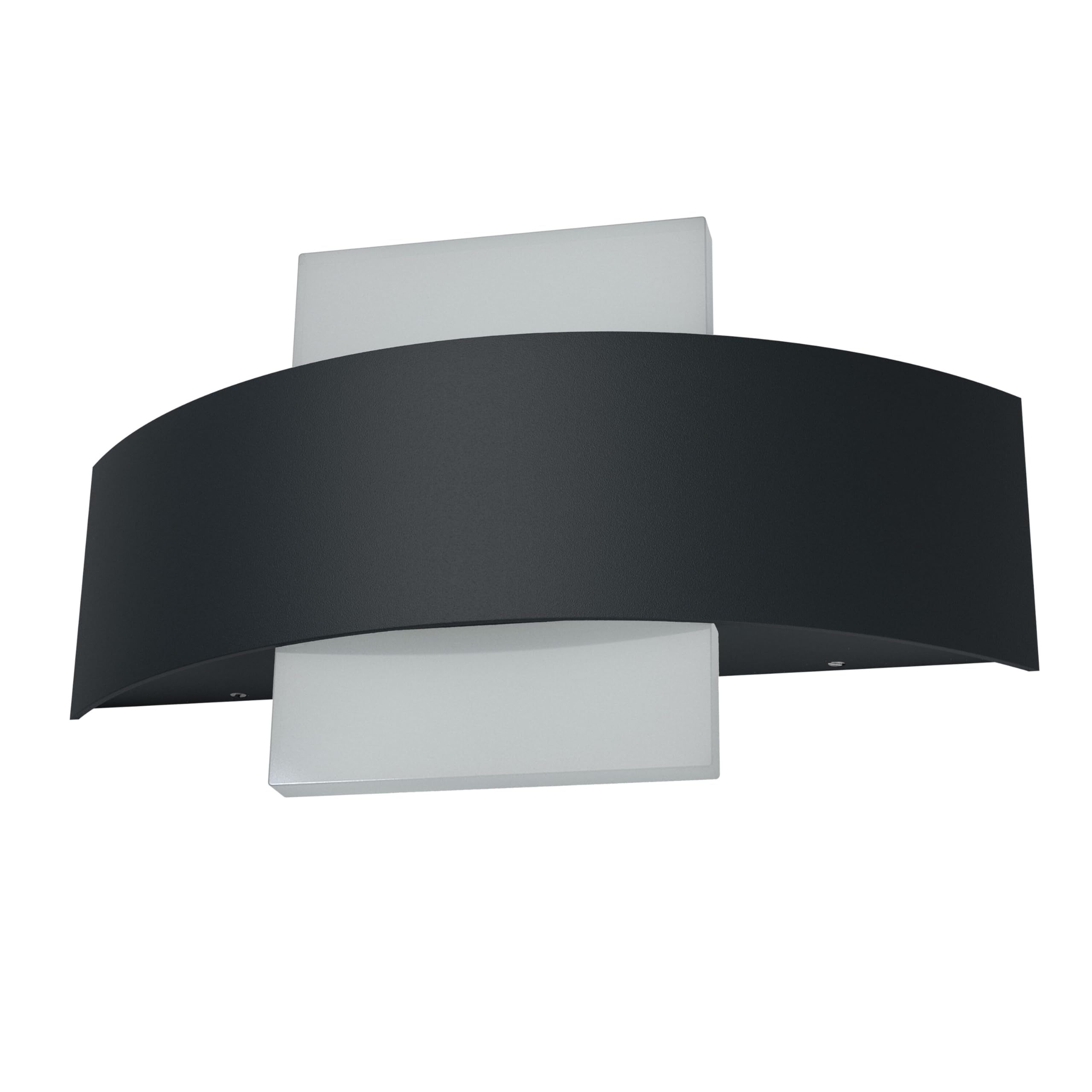 OSRAM Endura Style Shield Square LED Outdoor Light with up/Down Light in Dark Gray Aluminum, IP44 Protection, for facades/entrances