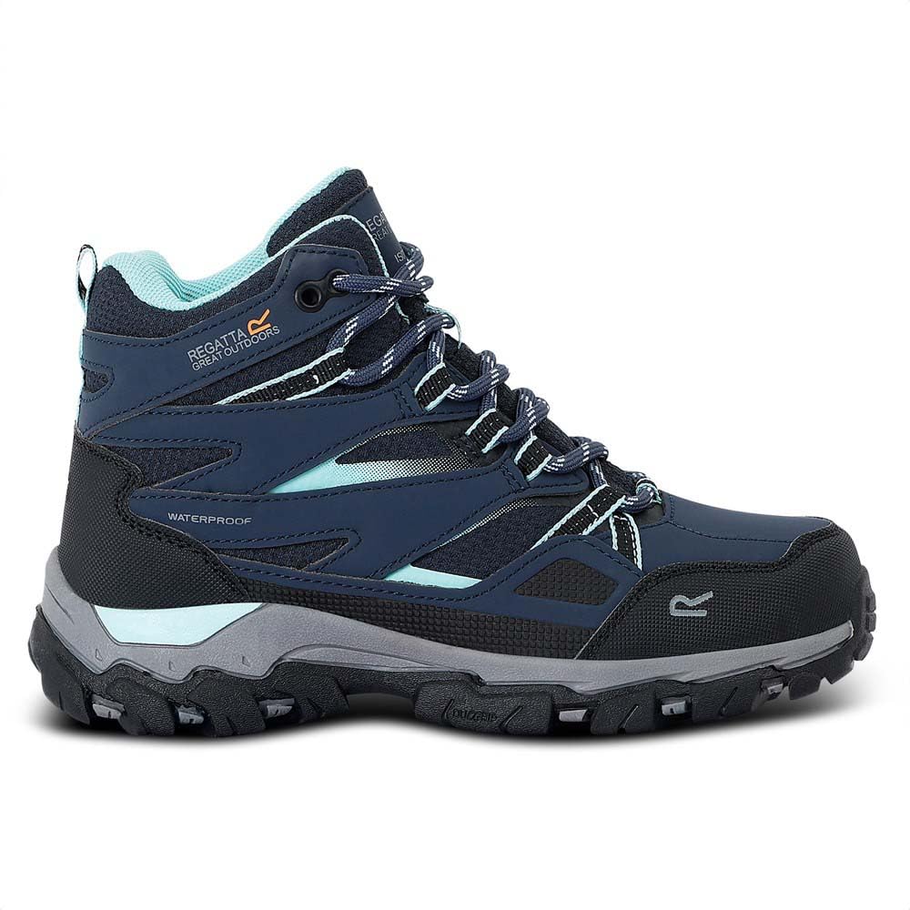 Regatta Kids Holcombe Walking Hiking Boots, Waterproof & Breathable - Perfect for Outdoors & Mountaineering