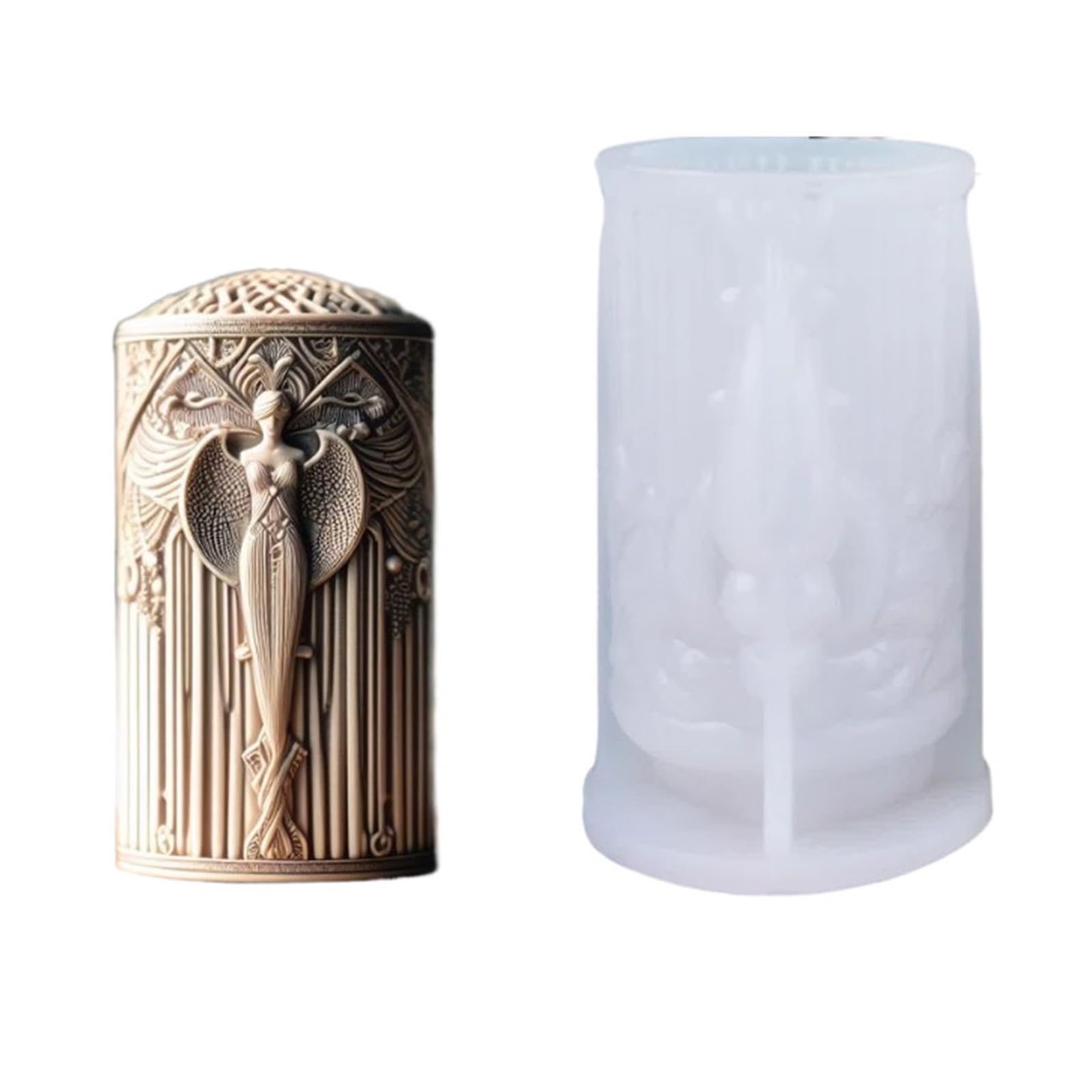 Tsophreniq Silicone Mold for Featuring Armless Statue Detailing and Construction Home Silicone Mold