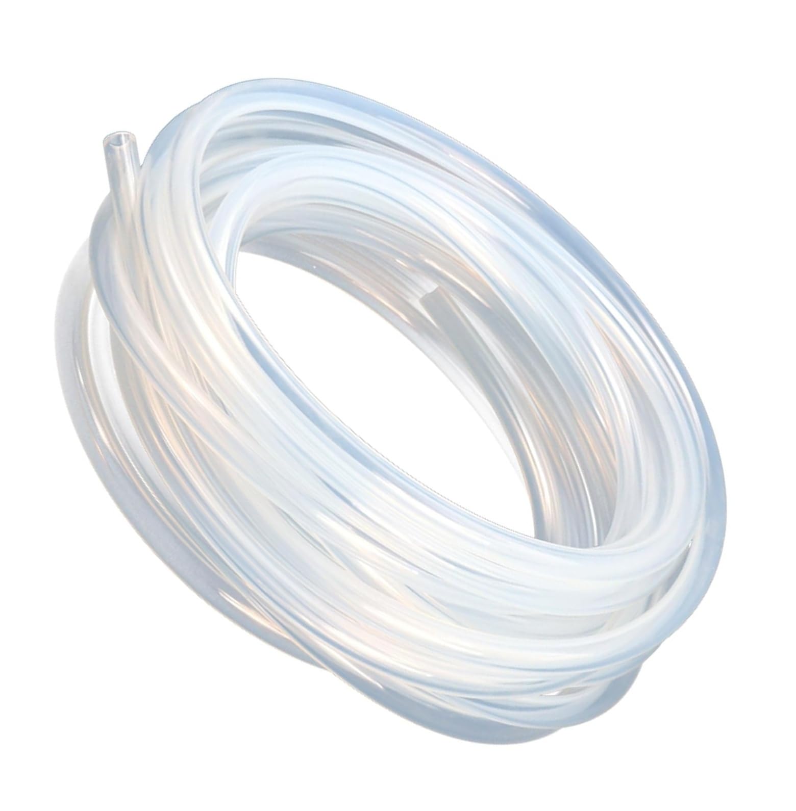 Tubo de goma de silicona flexible transparente, tubo de silicona de 8 mm de diámetro interior de 10 a 16 mm de diámetro exterior de 5 m de alta temperatura (16 mm x 8 mm)