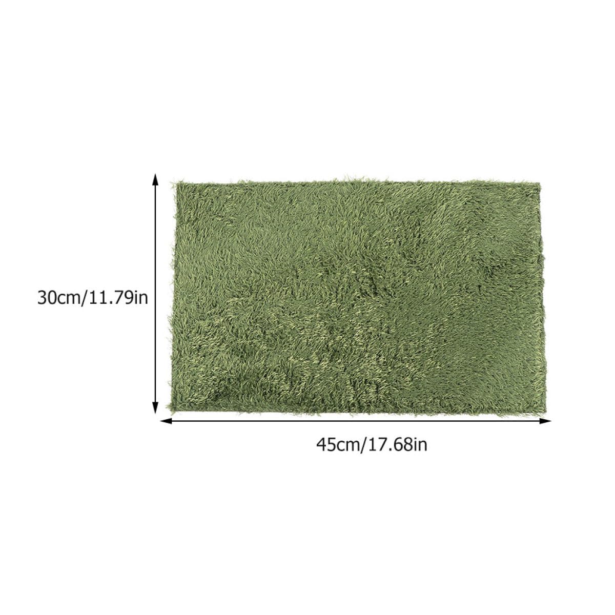 Tapis Gazon Artificiel Décoratif en Coton Respirant et et Super Confortable pour Reptiles et Tortues pour Terrarium Habitat Humide