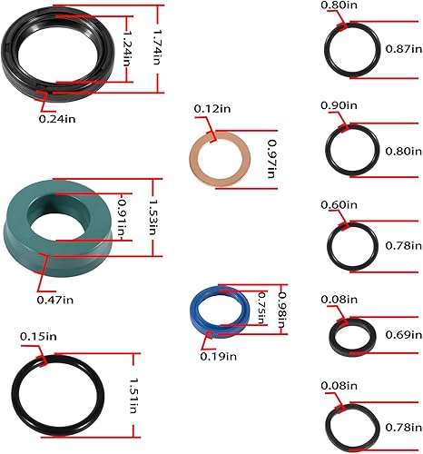 Miniatura 7 de 328.12160 para kit de reconstrucción de gato de piso Sears - Kit de reparación de gato de piso de 2 toneladas para Sears Craftsman 328.12160 Kit de