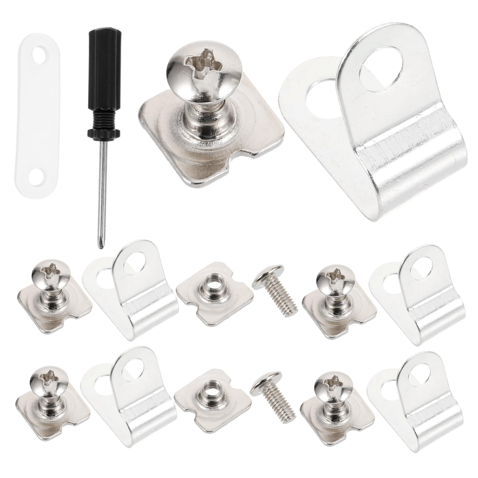 Mikikit 1set Football Helmet Repair Kit Screw Nuts Gasket Clamp Fasteners for Ice Hockey Baseball Softball and Field Hockey of Essential Helmet Accessories