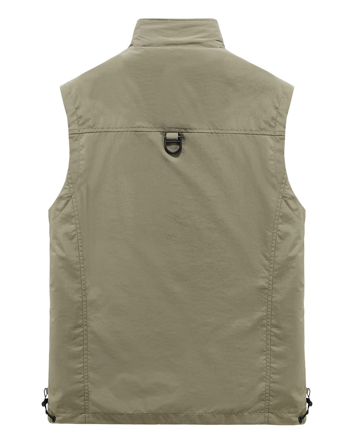 Uomo Gilet Multi-Tasche Gilet da Giornalista Giacca da Pesca per Fotografia Giubbotto Gilet da Trekking e Attività All’aperto