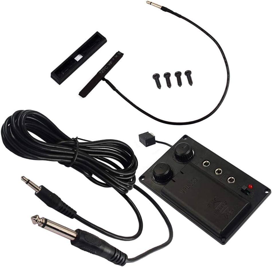 Artibetter Violin Pickup 1 Set Violin Silent EQ Pickup