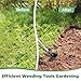 TUIBEIDAMAI Unkrautstecher mit Langem Stiel 180cm, unkrautjäter Hand, 2-in-1 Unkrautrechen und Gartenhacke, Unkrautzieher Werkzeug,Gartengeräte Unkraut Jäten für Hof, Rasen, Terrasse und Garten