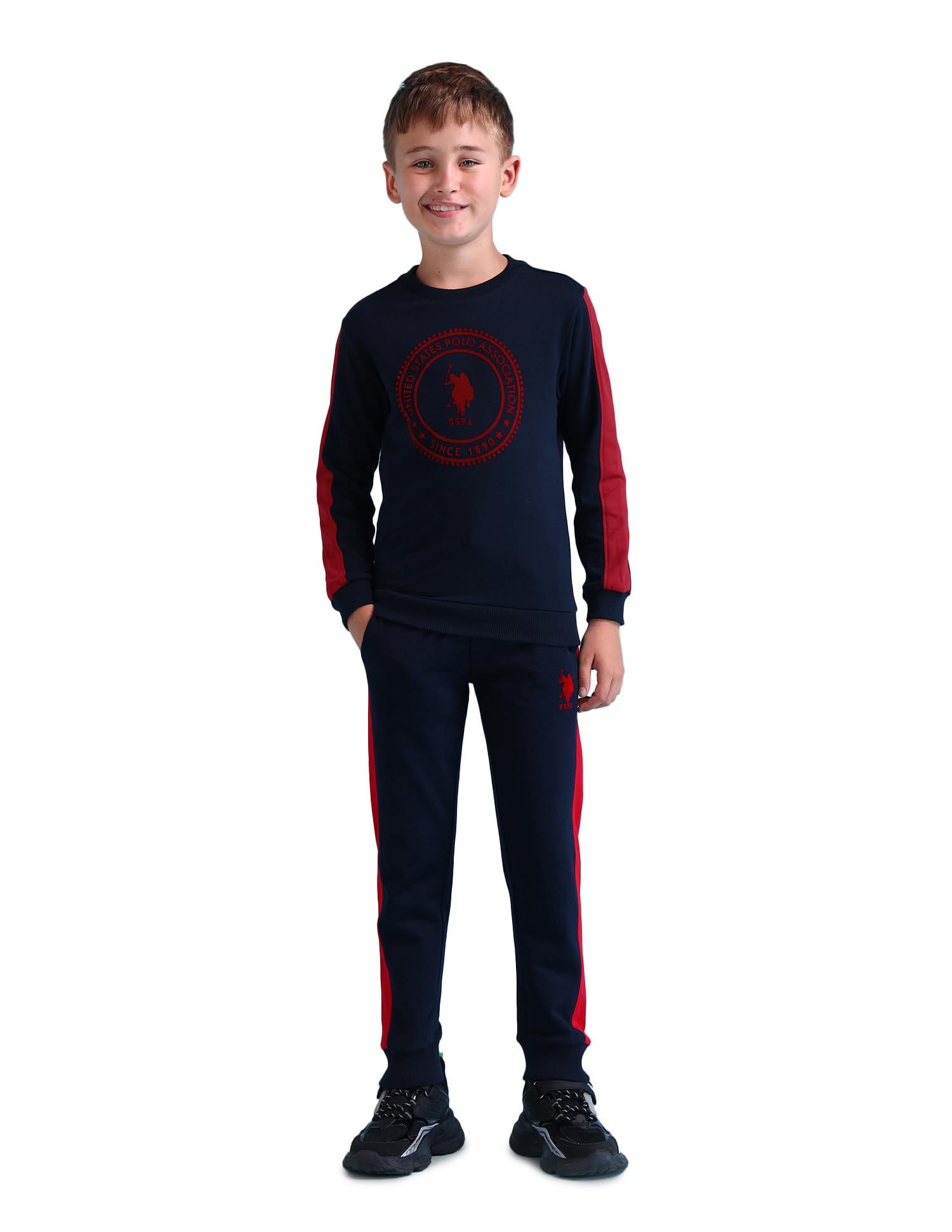 Regular fit Cotton Crew Neck Sweatshirts