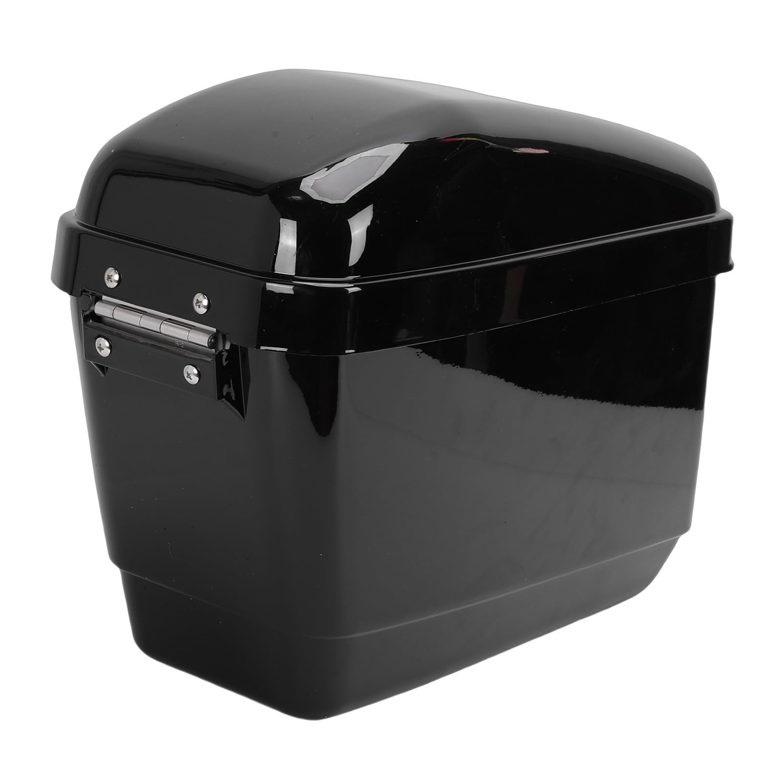 Robuste Borse Laterali Rigide per Moto in Plastica ABS Nera Lucida da 45 Litri con Chiusura Superiore Adatta per la Sostituzione della Scatola Laterale di Accesso Adatta per
