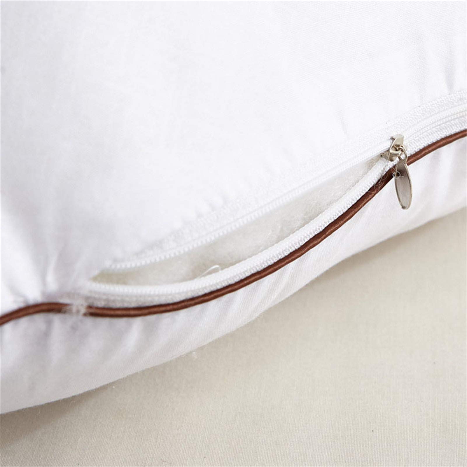 BEDSETS 2er Set Kopfkissen 48x74 cm - Kissen, Schlafkissen, 450g Anpassbare Füllung aus 100% Mikrofaser (2,48x74cmx2 900g)
