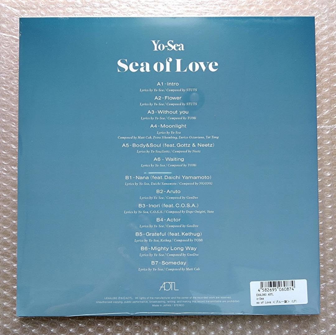 Yo-Sea Sea of Love ブルーカラーヴァイナル アナログレコード｜CD 