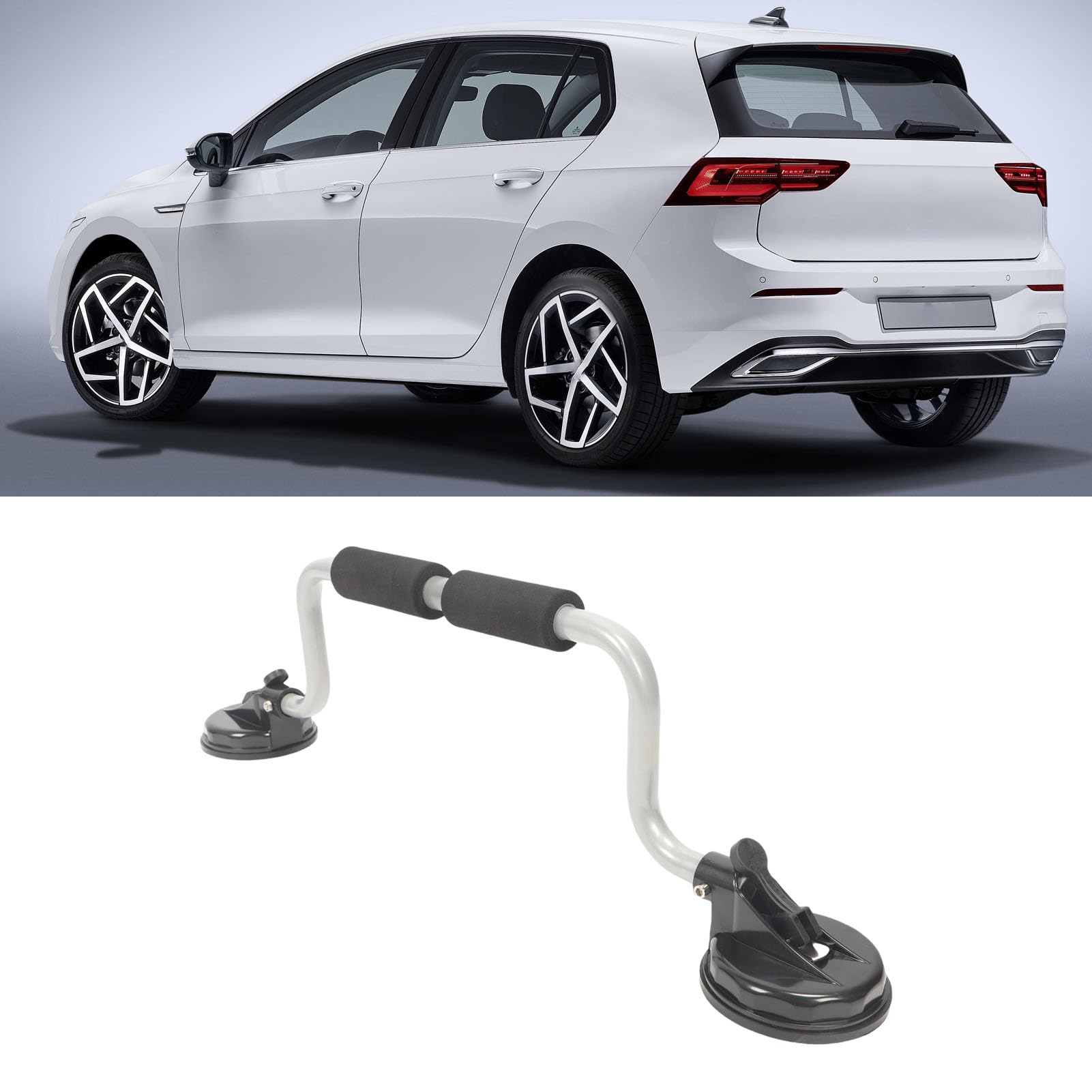Cargador de Rodillos para Kayak, Soporte de Techo para Canoa con ventosas, Soporte de Metal para Barco, Soporte de Carga para Coche