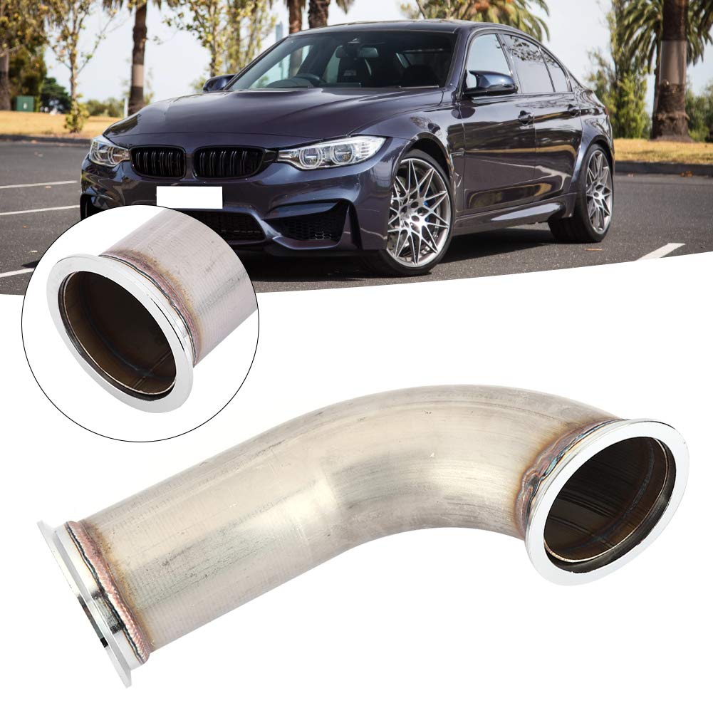 V-Band a V Band Downpipe Universal 3 Pulgadas 90 ° V-Band con Abrazadera de Tubo Corto de Acero Inoxidable Downpipe