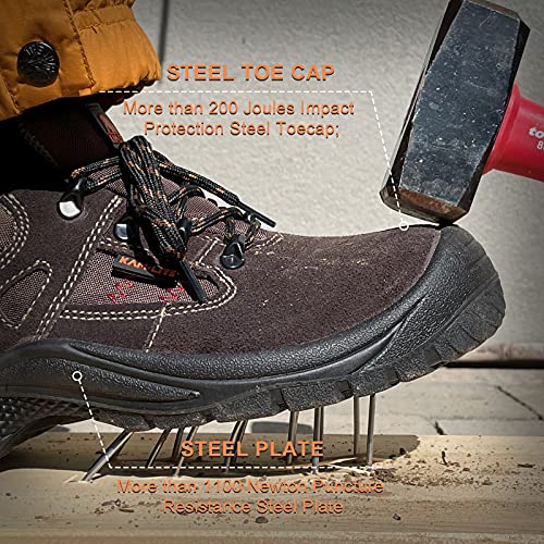 Scarpe Antinfortunistica Uomo con Punta in Acciaio...