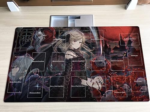 Miniatura 2 de Mlikemat New Playmat Vampire Fraulein - Tapete de juego personalizado TCG CCG - Tapete de juego de cartas coleccionables + bolsa gratis (ZD039-077-A)
