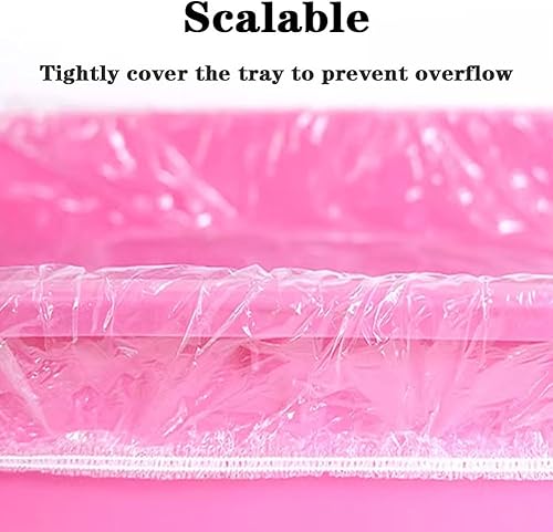 30PCS Disposable Cage Liners,Clear Plastic Rabbit Cage Liner Bag,Suitable for Rabbits, Guinea Pigs, Parrots, Ferrets, Cats, Hamsters, and Chinchillas,Universal Toilet Film for Bunny(1 Count (Pack of 30))