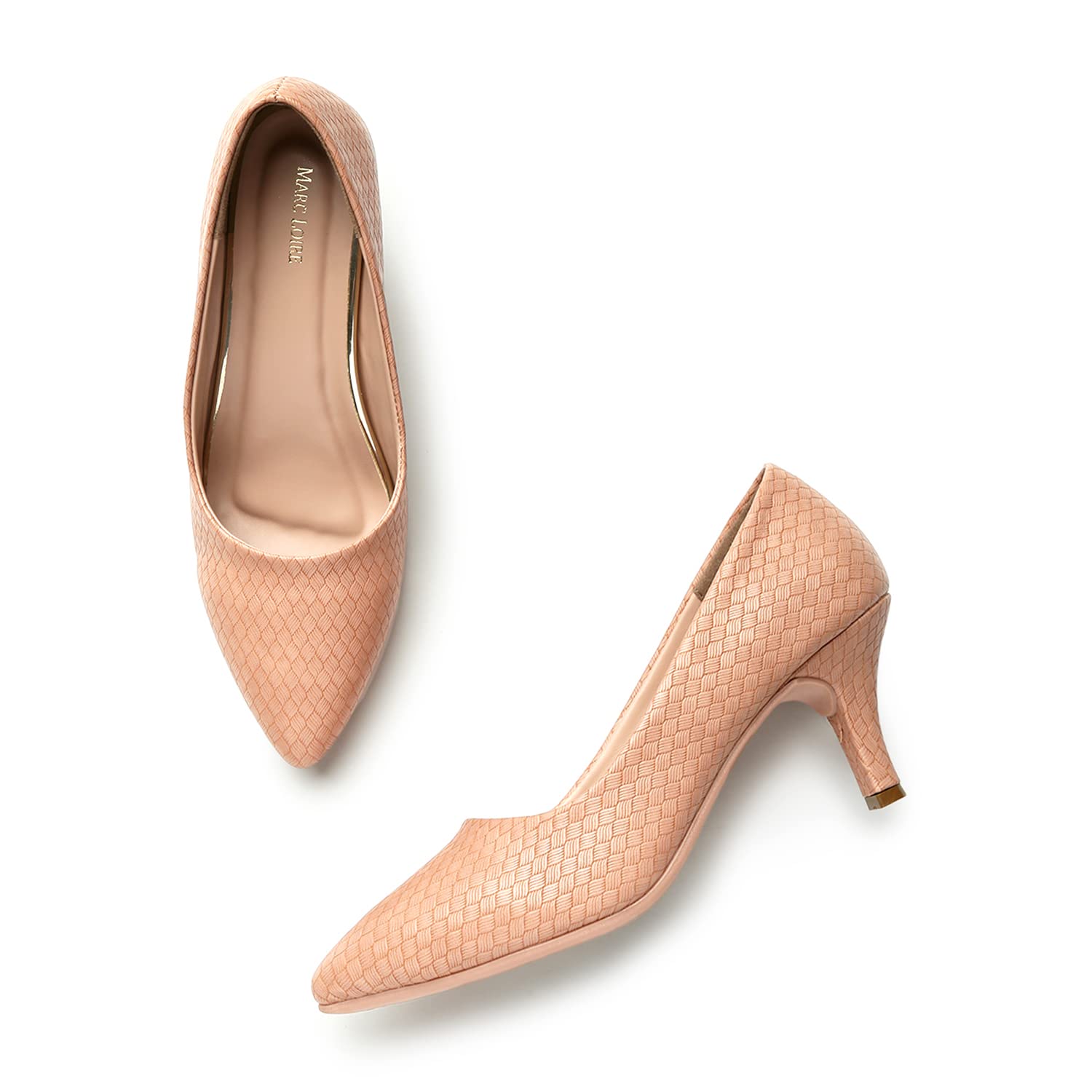 Marc Loire Womens Casual Soft Comfortable Nude Kitten Heels, size: 8 (B0BBVTPM7B) Amazon Price History, Amazon Price Tracker