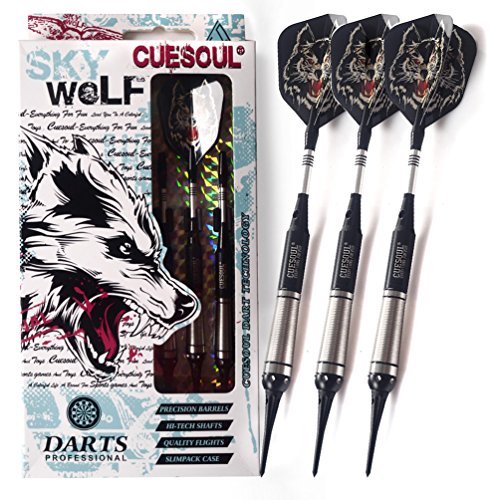 CUESOUL New Dardos de Plástico 3 Complete Dardos 16-gram Barrels F2201 Cover
