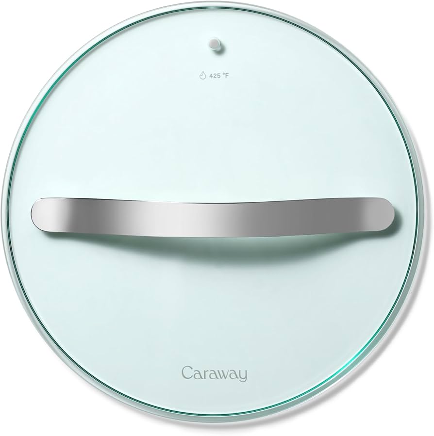 Caraway 10.5" Glass Lid for Pots and Pans - Made With Tempered Glass - Sized to Fit Caraway Ceramic-Coated & Stainless Steel Cookware
