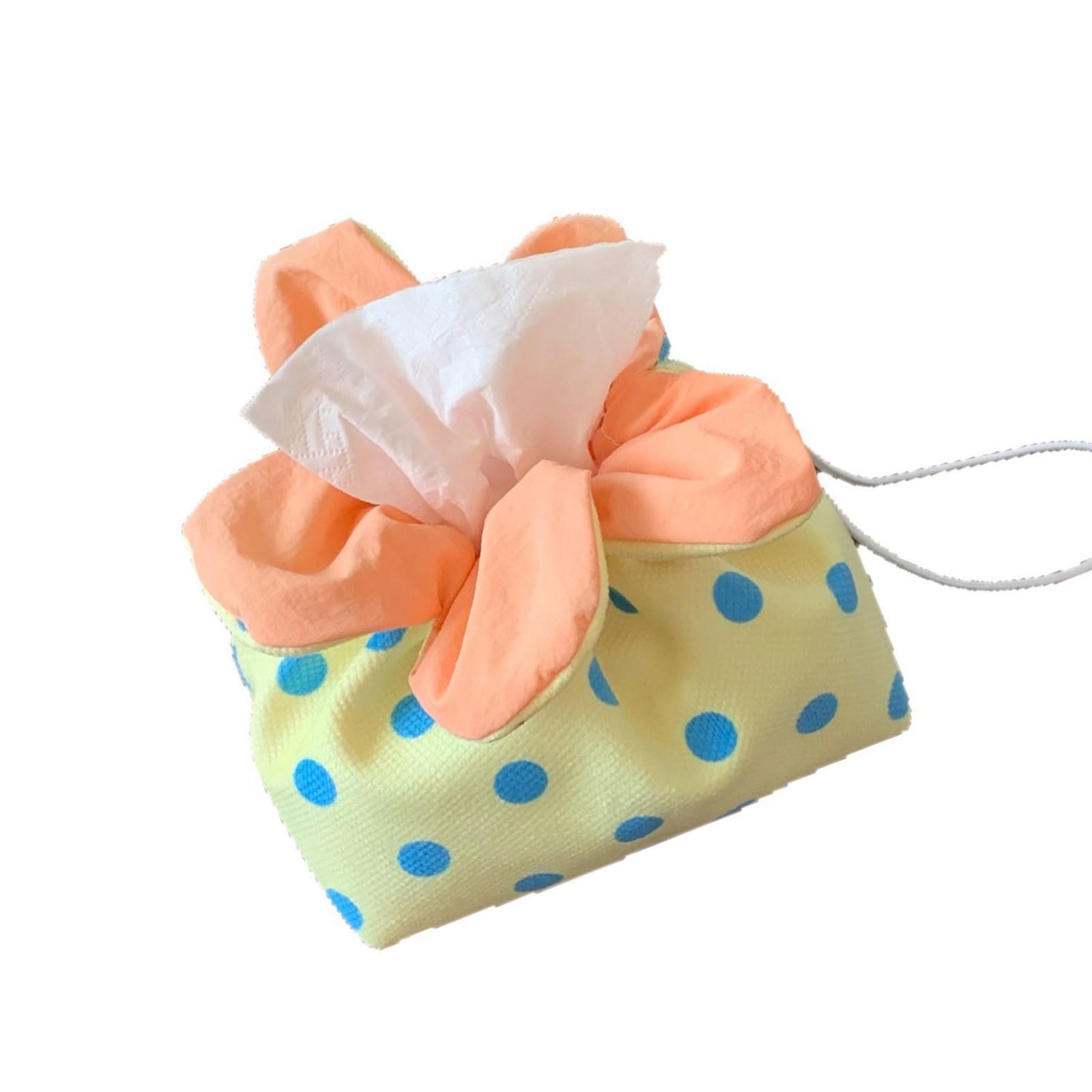 Jazuaiao Paper Towel Container for Desk and Household Use Stylish Flower Shaped Cloth Tissue Dispenser Decorative Tissue Dispenser