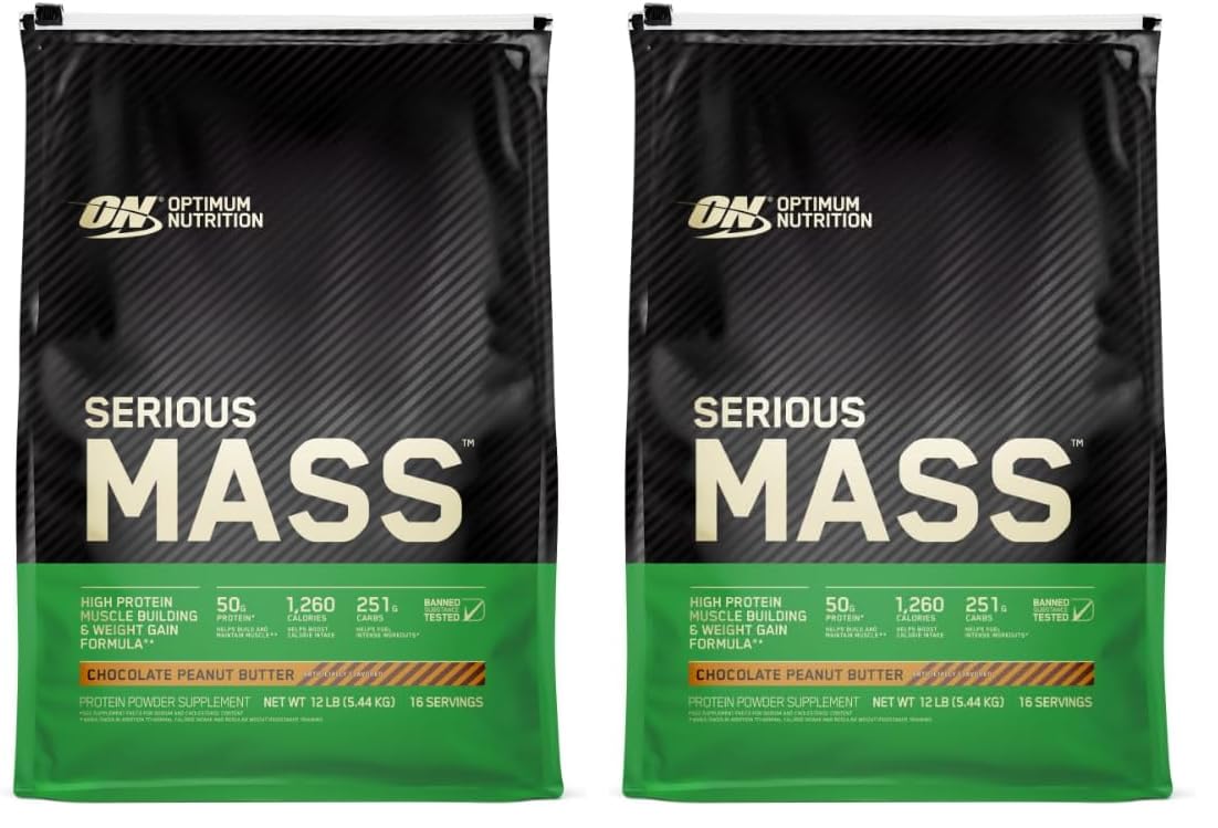 Optimum Nutrition Serious Mass Weight Gainer Protein Powder, Vanilla, 3LB — Amazon image 16