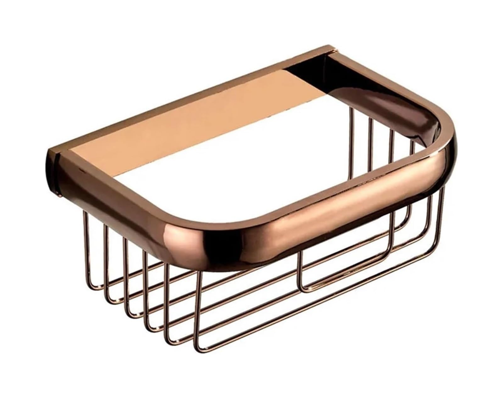 Brass Toilet Paper Holder, Brushed Brass Copper Toilet & Paper Towel Holder Wall-Mounted Mesh