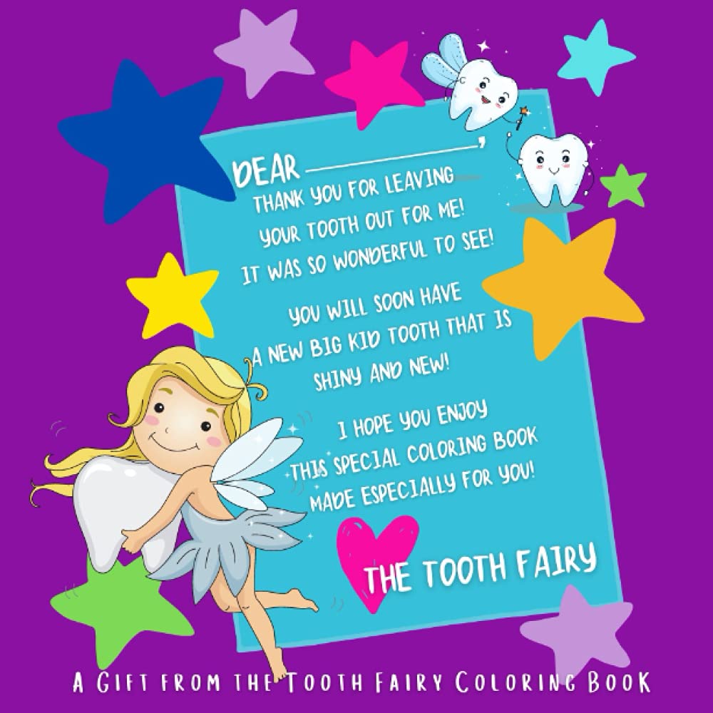 Gift From The Tooth Fairy Coloring Book: Creating Tooth Fairy Visit Memories