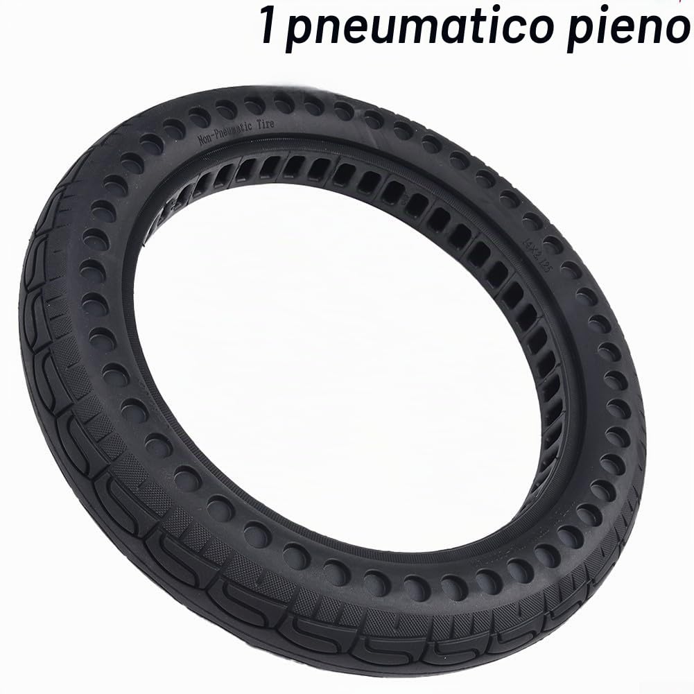 HpLive Pneumatici da 14 pollici 14 x 2,125 (57-254), pneumatici pieni antiforatura, per scooter elettrico, bici elettrica