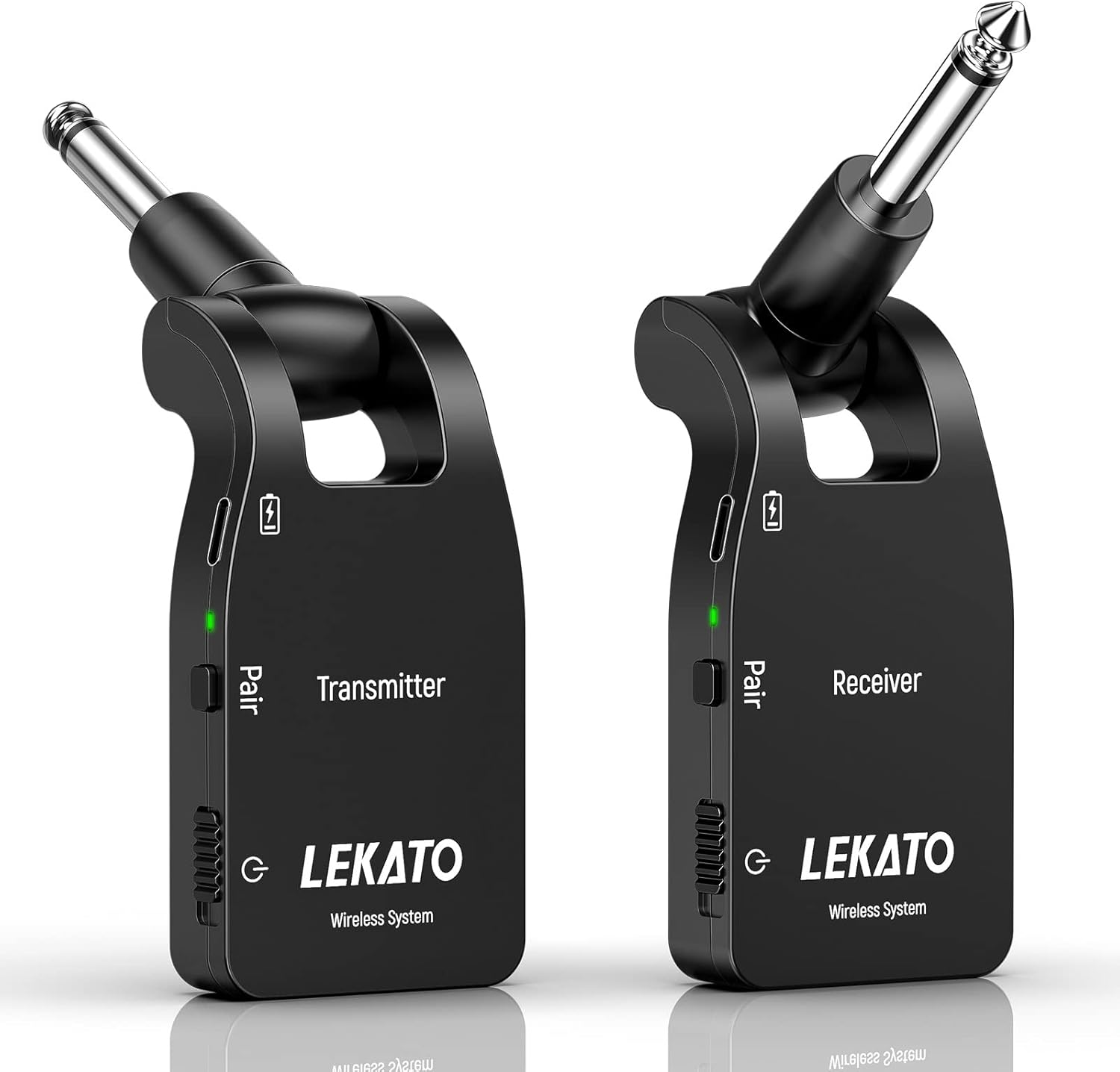 LEKATO Wireless Guitar System 2.4GHz Audio Digital Guitar Transmitter
