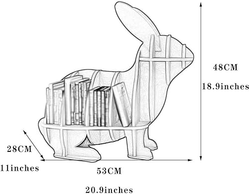 Miniatura 3 de Organizador de libros para niños, estante de exhibición de libros para niños, estantería infantil de dibujos animados, divisor de habitación