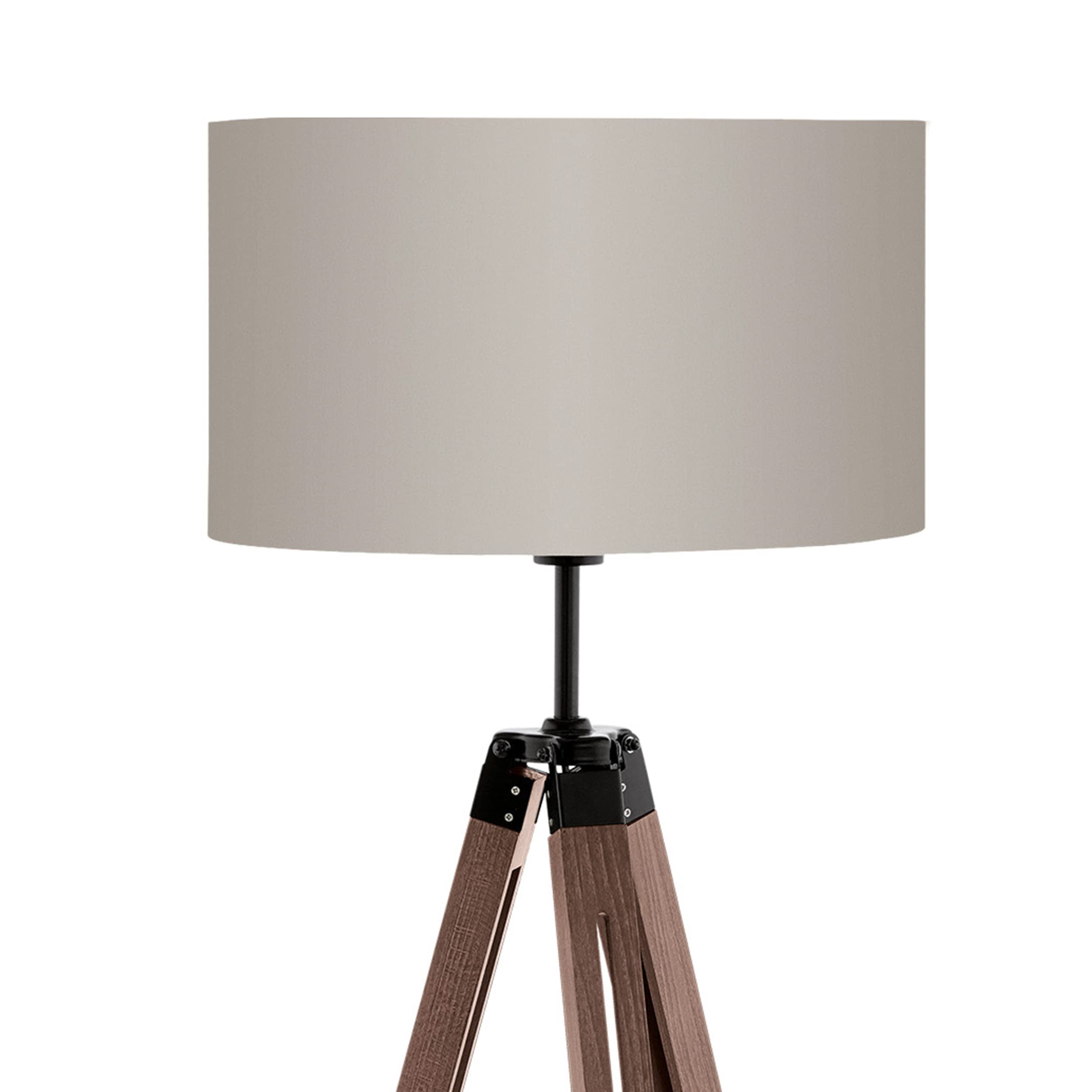 EGLO vloerlamp Lantada - noot/taupe | Leen Bakker